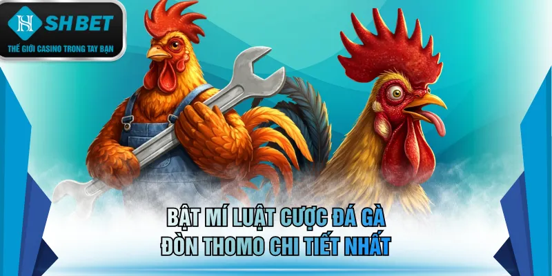 Bật mí luật cược đá gà đòn Thomo chi tiết nhất