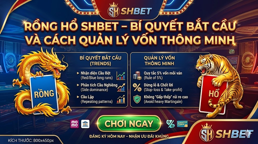 Bí quyết bắt cầu Rồng Hổ SHBET cực chuẩn từ cao thủ